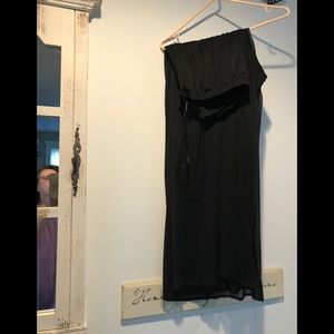 flared bottom pants with knee high side slit